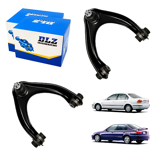 Par Bandeja Superior Direita E Esquerda Honda Civic 1.6 96/00 - DLZ