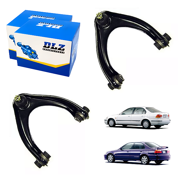 Par Bandeja Superior Direita E Esquerda Honda Civic 1.6 96/00 - DLZ