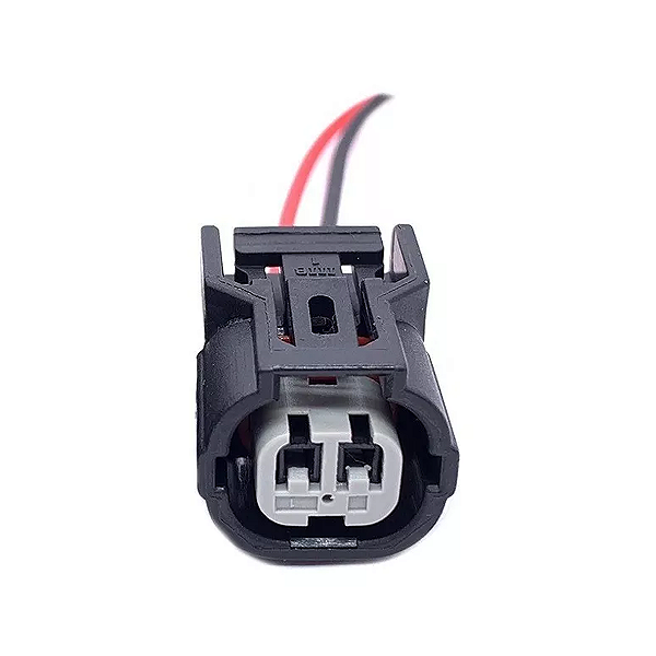 Plug Conector 2 Vias Sensor Temperatura Água/Ar Honda Civic / Fit / New Civic / CR-V / Accord - TC Chicotes