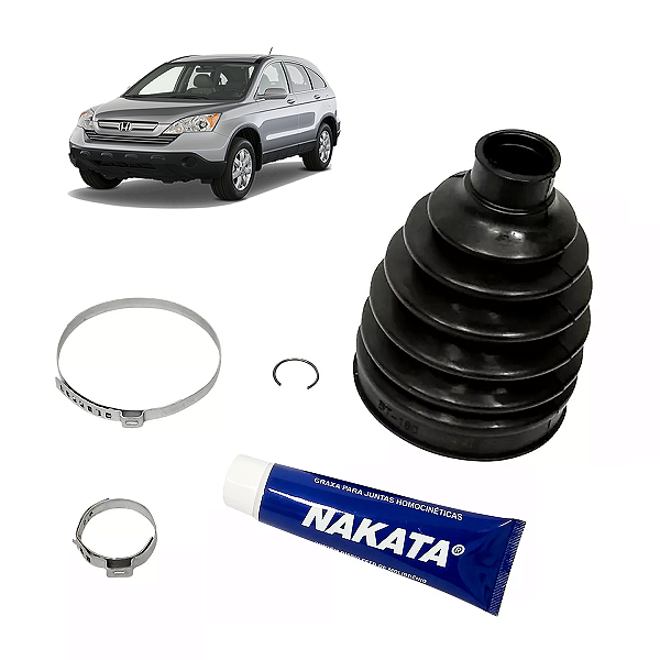 Kit Coifa Homocinética Traseira Lado Roda Honda CR-V 2.0 2008/2011 - Nakata