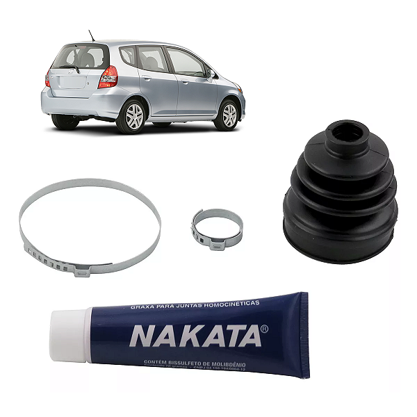 Kit Coifa Dianteira Trizeta/Tulipa Lado Câmbio Honda Fit 1.4/1.5 2003/2008 - Nakata