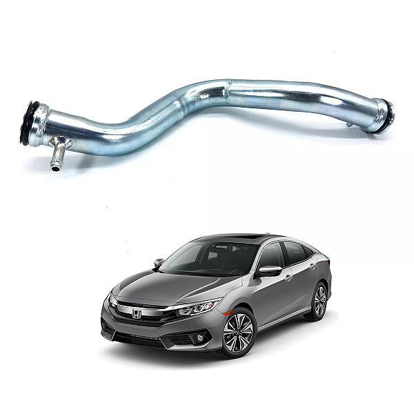 Tubo Cano De Refrigeração Do Motor Honda Civic 1.5 17/21 - Grazzimetal