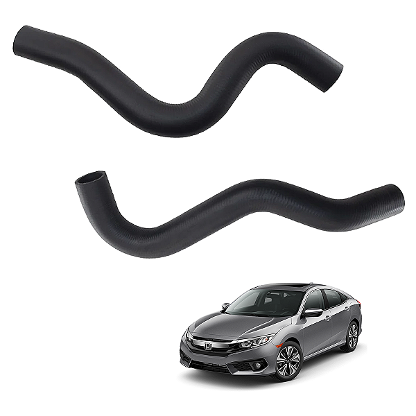 Kit Mangueira Superior E Inferior Do Radiador Honda Civic 2.0 2017/2021 - Cauplas