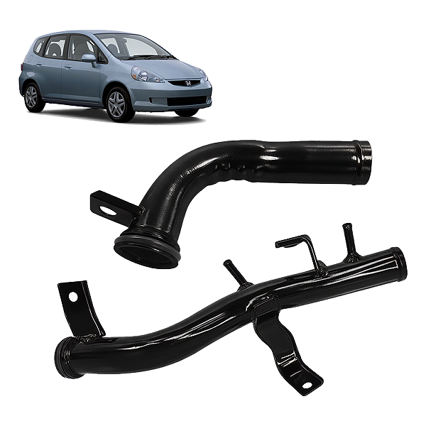 Kit 2 Tubos Cano d'Água Honda Fit 1.4 2004/2008 - Grazzimetal