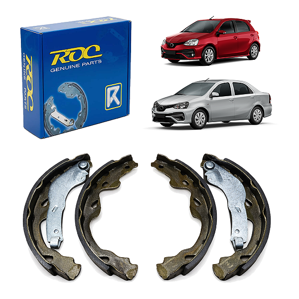 Jogo Sapata De Freio Traseiro Toyota Etios 1.3/1.5 12/21 - Roc