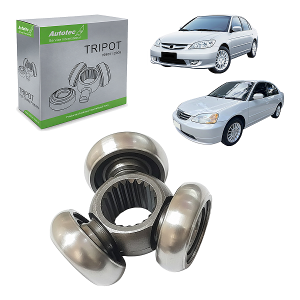 Trizeta Tripóide Do Semieixo Lado Câmbio Honda Civic 1.7 01/06 - Autotec