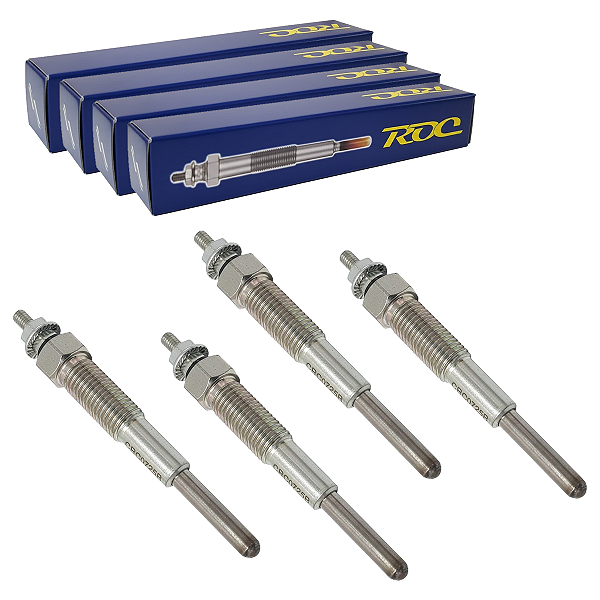 Jogo 4 Velas Aquecedora Para Topic 2.7 94/99 Besta 2.2/2.7/3.0 93/04 - Roc