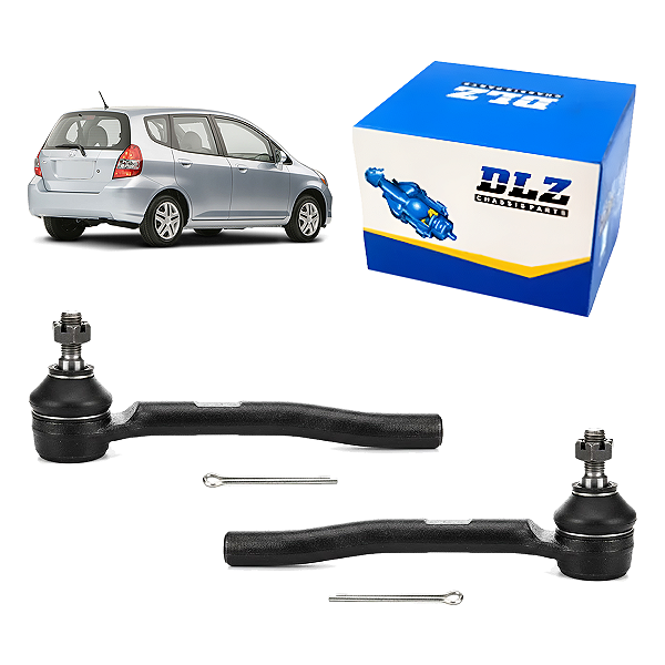 Par Terminal De Direção Lado Direito E Esquerdo Honda Fit 1.4/1.5 03/08 - DLZ