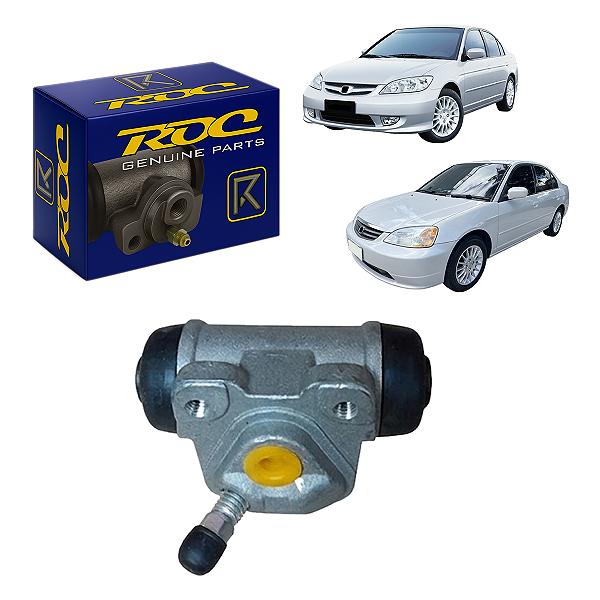 Cilindro De Freio Roda Traseira Esquerda Honda Civic 1.7 2001/2006 - Roc