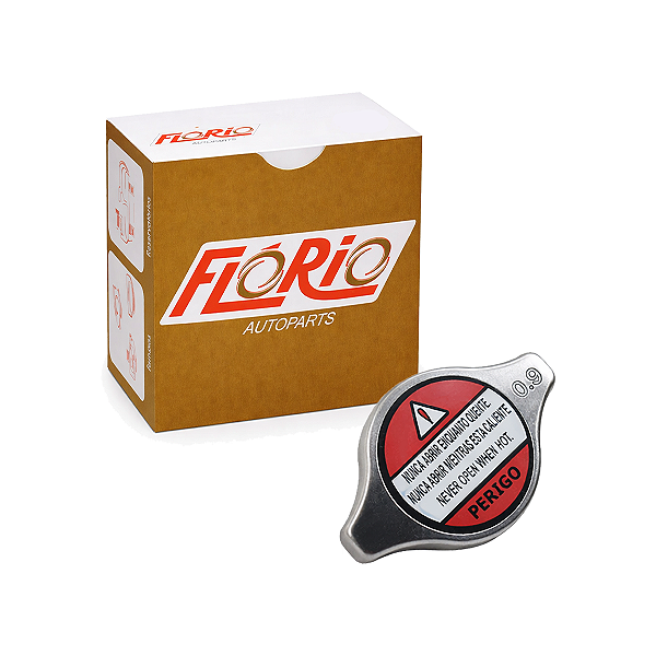 Tampa Do Radiador 0.9 (válvula/vedação baixa) - Altura 9,5 mm - Flório