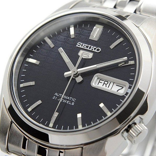 Relógio Seiko Automático SNK357B1 - Prata