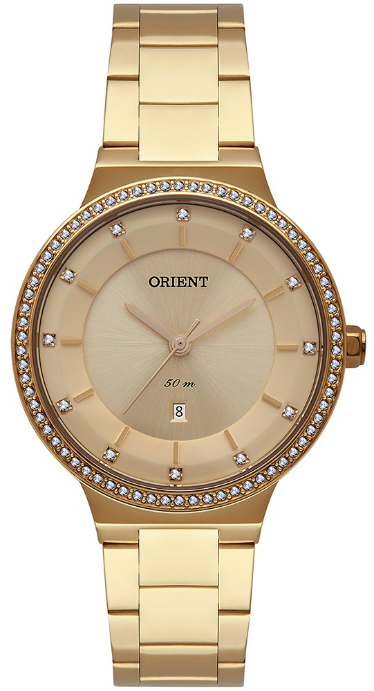 Relógio Orient Feminino FGSS1223 - Dourado/Off White