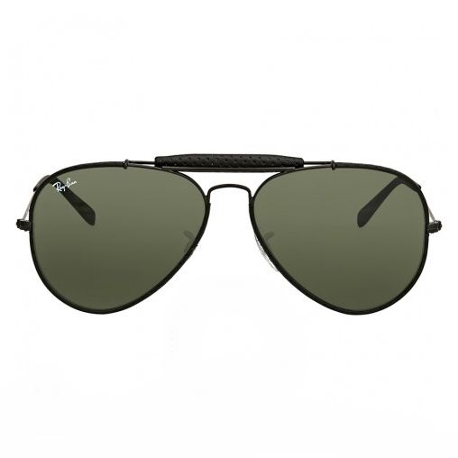 RAY-BAN Outdoorsman RB3422Q 9040 LEATHER BLACK