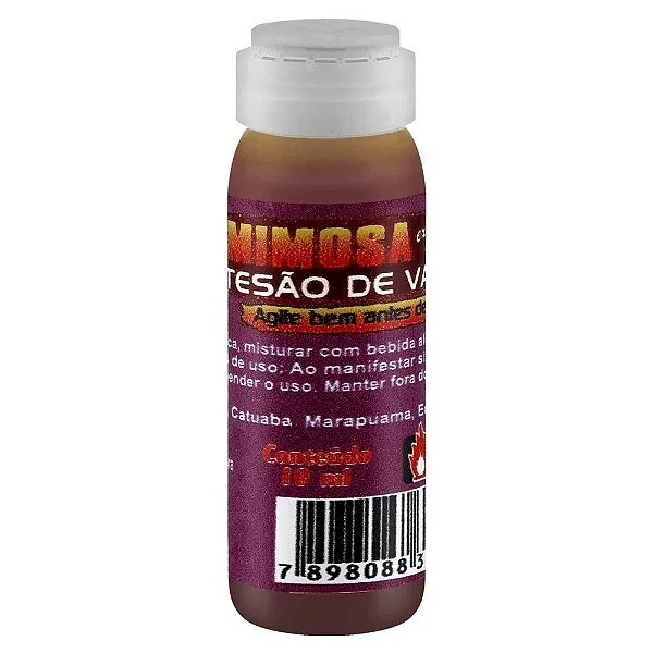Energético Sexual Feminino Mimosa 10 ml (Tesão de Vaca)