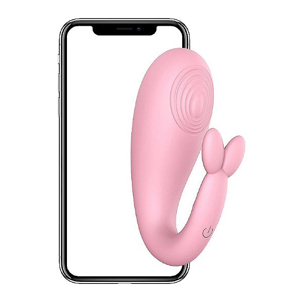 Vibrador de Casal Controlado por Smartphone Via App