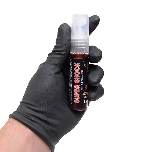 Super Shock - Gel Excitante Elétrico - Provoca Ondas de Vibração no Pênis e na Vagina - Comestível: Sabor Morango - Não Tem Contra Indicações - Produto Destinado + 18 Anos