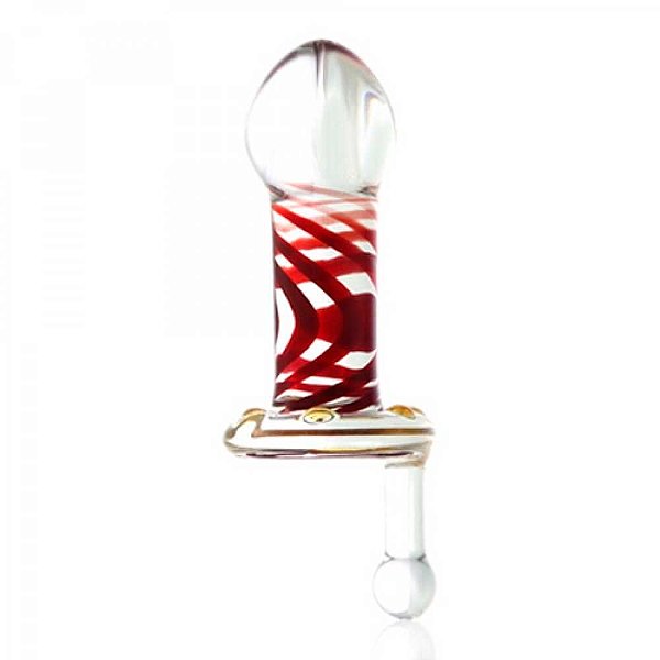 Plug Anal Mini Red - Coleção Luxury Glass