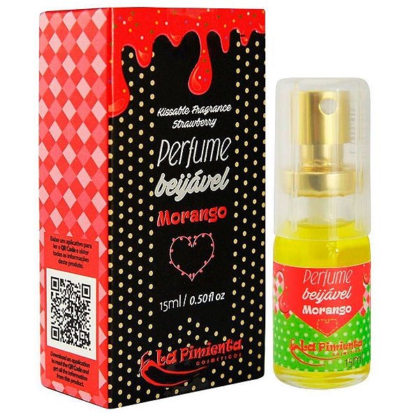 Perfume Beijável Aroma Morango ( Ele Vai Querer Te Devorar ) 15 ml