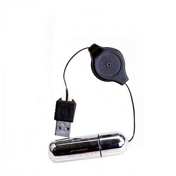 Mini Cápsula Vibratória - com Conexão USB