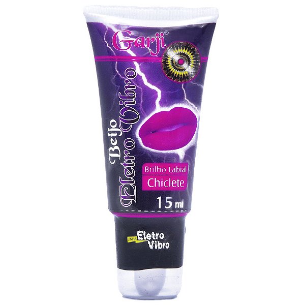 Eletro Vibro 3 em 1 - Chiclete - Beije Sem Parar - 15ml