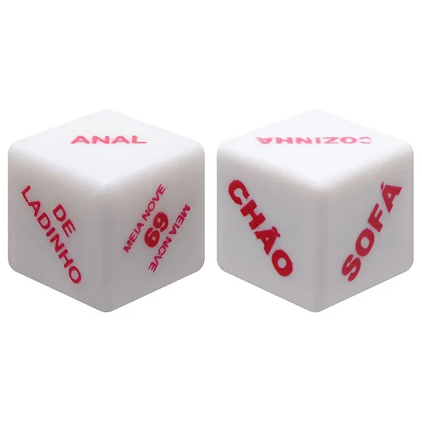 Jogo Erótico para Brincadeiras - Adulto - Dado Cubo do Amor - Hot - 02 Unidades | Oferta em Ribeirão Preto