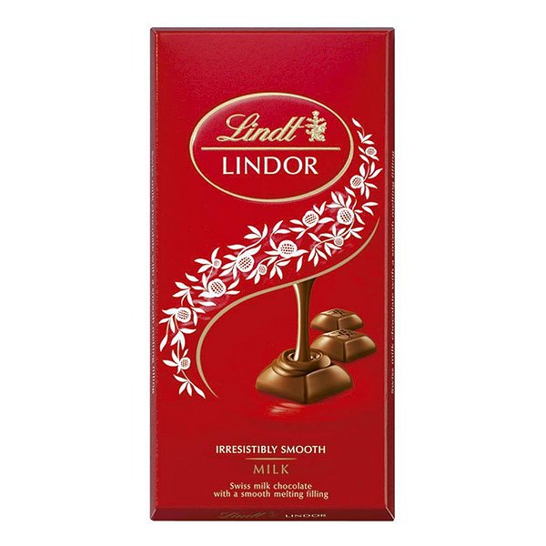 Chocolate Suíço Lindt Barra Ao Leite - Lindor Milk - 100g