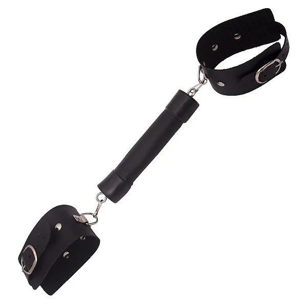 Algemas com Separador Curto de Braços BDSM - Para Quem Deseja Um Elemento de Restrição nas Suas Práticas Íntimas - Destinado para +18 Anos