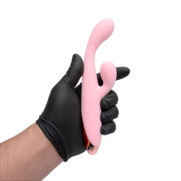 Vibrador Feminino Ponto G com Estimulador Clitoriano - Usb Ball Lilo - 10 Modos de Vibro - Material Premium: Silicone Macio - Recarregável Via Usb