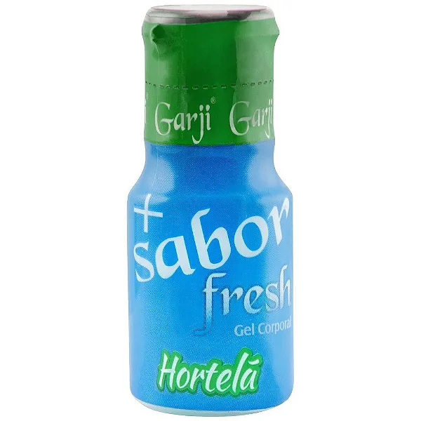 + Sabor Fresh Ice - Gel Comestível - Sabor Hortelã Refrescante - 15ml -Garji - Dica: Delicioso para Fazer Sexo Oral na Vagina