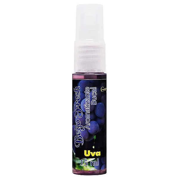 Beijo Fresh - Sabor Uva Refrescante - Use para Beijar ou Fazer Sexo Oral - Não Tem Contra Indicações