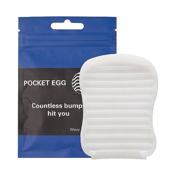 EGG Pocket Ondas - Texturizado - Egg Masturbador - 01 Unidade
