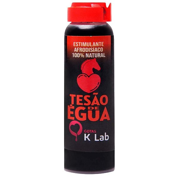 Tesão de Égua Estimulante Afrodisíaco K-Lab Dose Única (10ml) | Mais Vigor e Disposição