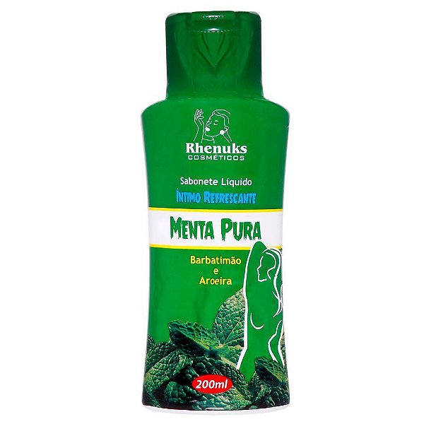 Sabonete Íntimo Feminino Refrescante Menta Pura 200ml