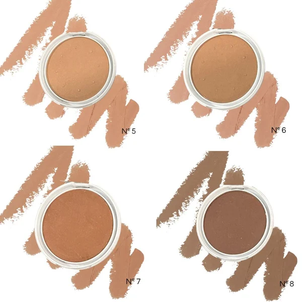 Pó Compacto Tons Escuros Linha Basic Green Safira Cosméticos - Rio Preto & Ribeirão