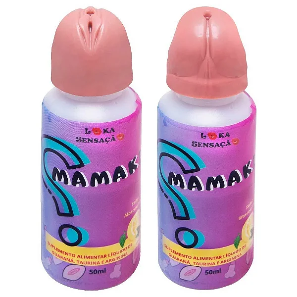 Mamaki Energético - Estimulante Para Casais - 01 Unidade - Bocal Formato de Pênis ou Vagina 50Ml - Rio Preto & Ribeirão