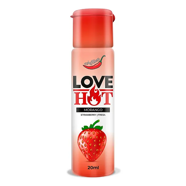 Love Hot Gel Beijável (use para fazer oral) Efeito Quente | Chillies 20ml | Rio Preto e Ribeirão