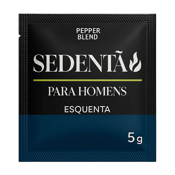 Gel Estimulante Masculino Sedentão Pepper Blend 5g - Castelo dos Prazeres Rio Preto