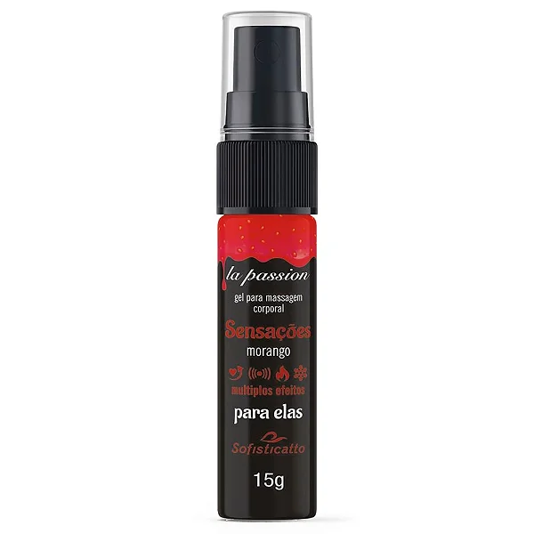 Gel Excitante Feminino: Quente, Frio e Treme La Passion 15g - Castelo dos Prazeres Rio Preto