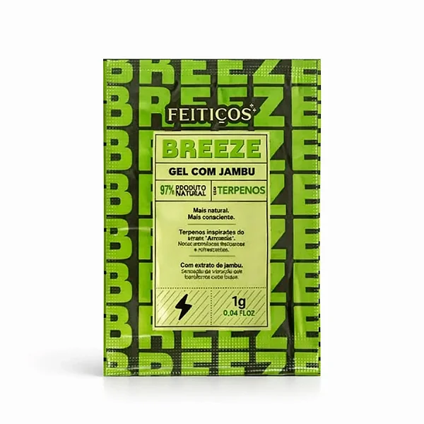 Breeze Gel Excitante Para Casais com Jambu, Terpenos e Ácido Hialurônico 1g - Feitiços em Rio Preto | Entrega Rápida
