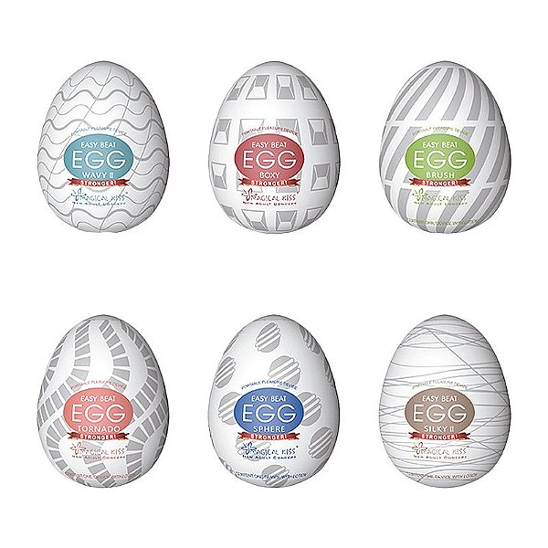 Masturbador Masculino EGG Magical Kiss Stronger – 6 Texturas – Unidade