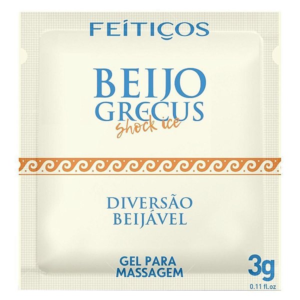 Gel Anal Beijo Grego Shock Vibratório Ice Dose Única 3g