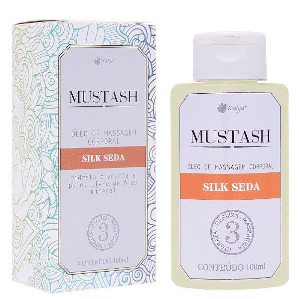 Óleo para Massagem Mustash Silk Seda 100ml