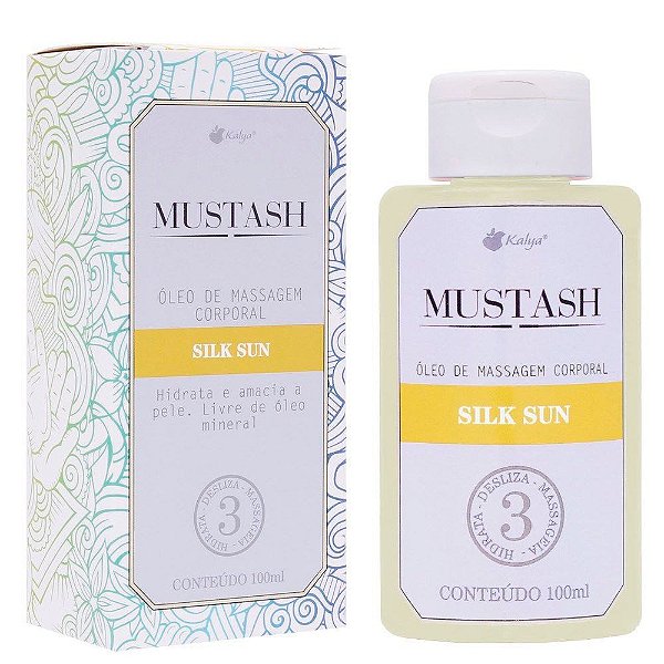 Óleo para Massagem Mustash Silk Sun 100 ml