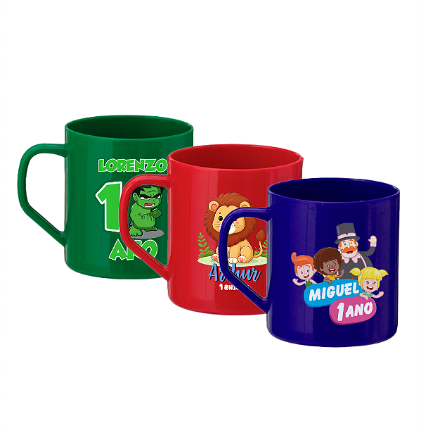 20 Canecas Plástica 400ml