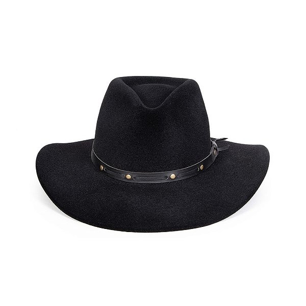 CHAPÉU COUNTRY MODELO GUSTTAVO UNISSEX ABA CURVADA 8CM