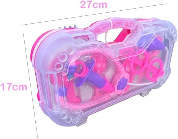 Kit Médico Infantil Mini Doutor Maleta Completa Brinquedo Educativo com Acessórios Brincar de Médico