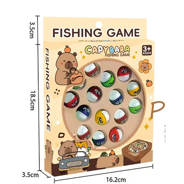 Pescaria Capivara Pega Peixe Pesca Maluca Brinquedo Jogo Infantil