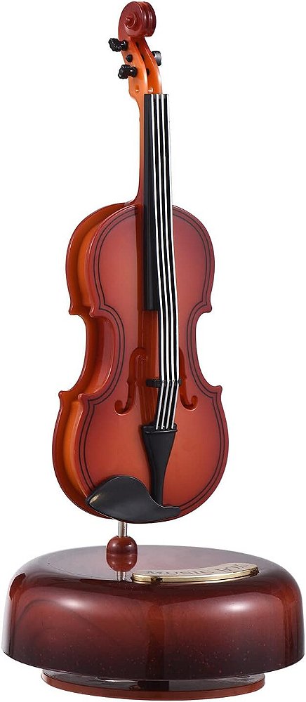 Caixa de música para violino