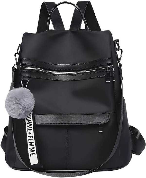 Bolsa Casual Preta Transversal Feminina