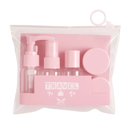 Kit Frascos Potes Viagem Silicone 30ml Condicionador Shampoo Creme Cosméticos 6 peças